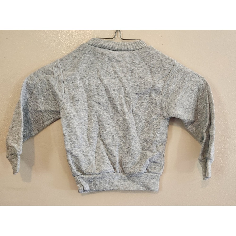Vintage Pint Size Kids Sweatshirt Made In Taiwan Size 24 Months Varsity All Star - Picture 4 of 4